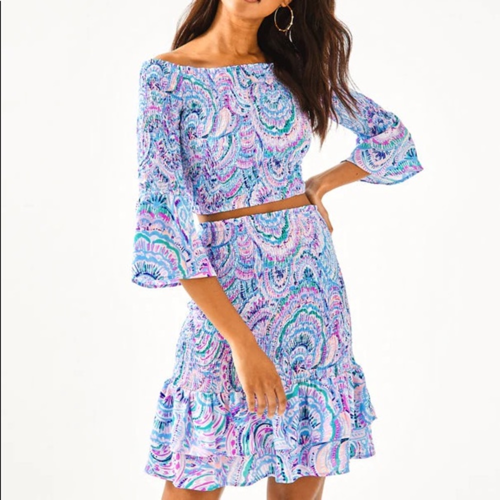 Lilly Pulitzer Soren Skirt Set NWOT